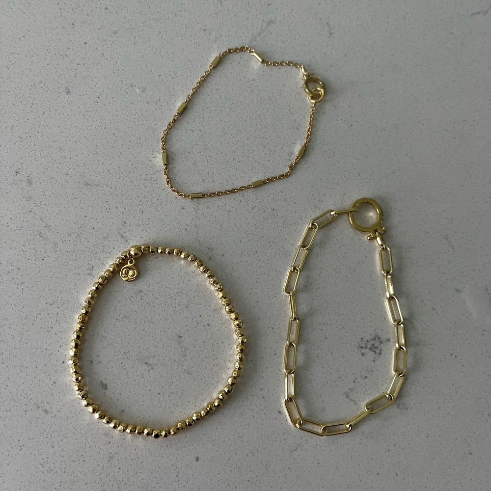 Gorjana braclets